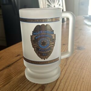 Montgomery Police Department beer mug
